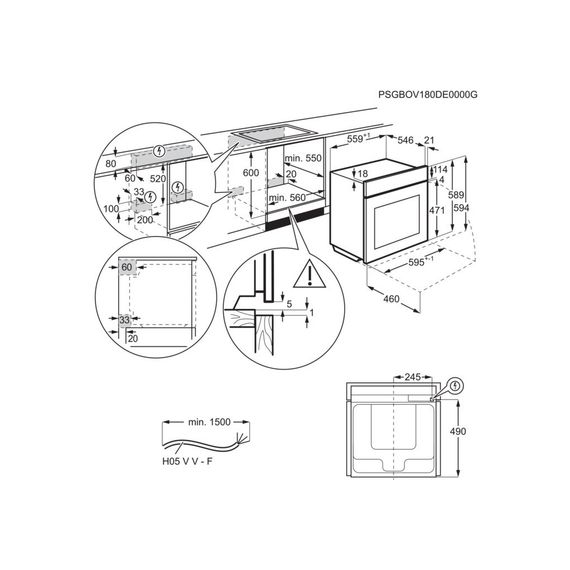 Духова шафа Electrolux EOD3C70TK | Зображення 8