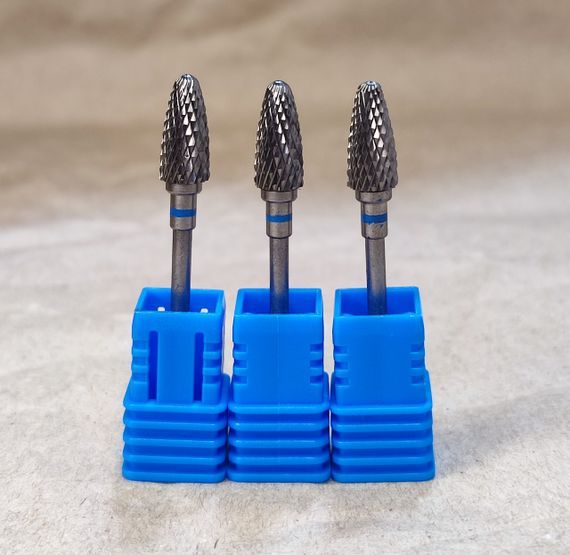 Фреза кукурузка твердосплав с синей насечкой | Зображення 1