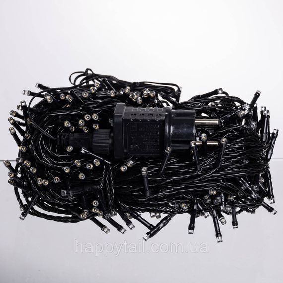 Гирлянда Рождественская фея уличная 50 (м) 500 LED черный провод Желтый CF500L50MBY | Зображення 4
