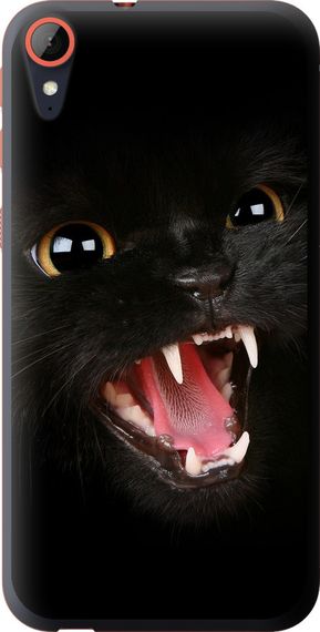 Чехол на HTC Desire 830 Чёрная кошка "932u-785-17620"