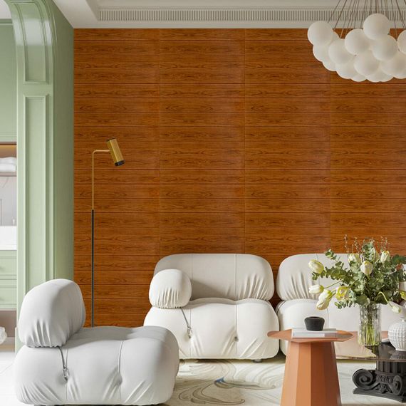 Самоклеюча декоративна 3D панель під дерево Вільха 700х700х5мм (089) SW-00000279 | Зображення 4