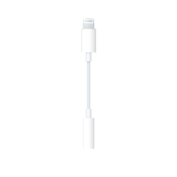 Адаптер для Apple Lightning to 3.5mm Headphone Jack (ААА) (box, no logo) Белый | Зображення 2