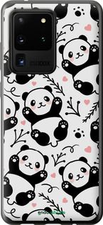 Чохол на Samsung Galaxy S20 Ultra Панди "4318u-1831-2448"