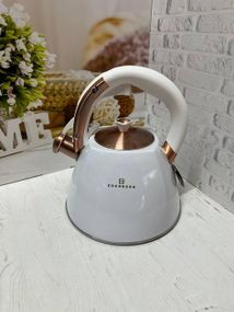 Чайник із свистком Edenberg EB-8863-White 3 л білий