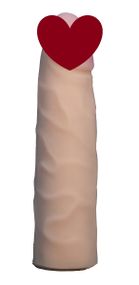 Насадка для страпона тілесна EGZO CIBERSKIN NSTR01 ( 17 см х 4 см ) Sex Aura