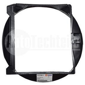 Диффузор радиатора Mercedes Benz W201 M102 82-93, AutoTechteile, 110 5011, 201 505 07 55