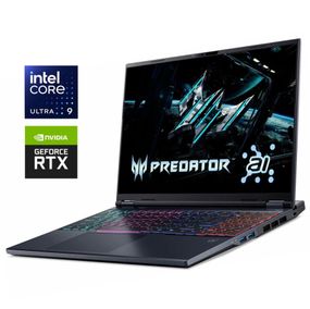 Игровой ноутбук Acer Predator Helios Neo 16 AI / 16" (2560x1600) IPS / Intel Core Ultra 9 275HX (24 ядра по 2.7 - 5.4 GHz) / 32 GB DDR5 / 1000 GB SSD M.2 / nVidia GeForce RTX 5070 Ti, 12 GB GDDR7, 192-bit / WebCam / Win 11 Home б/у