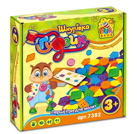 Гра - шнурівка "Ґудзик" 7382 FUN GAME (6945717431188)