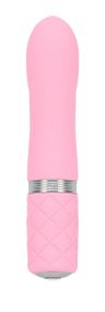 Розкішний вібратор PILLOW TALK - Flirty Pink з кристалом Сваровські, гнучка головка sexstyle