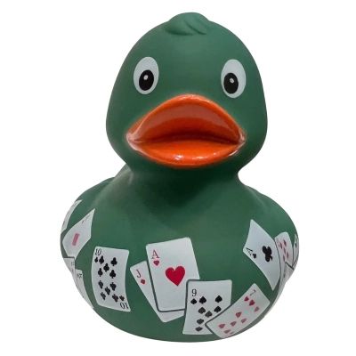 Игрушка для ванной Funny Ducks Утка Покер (1318) | Зображення 1