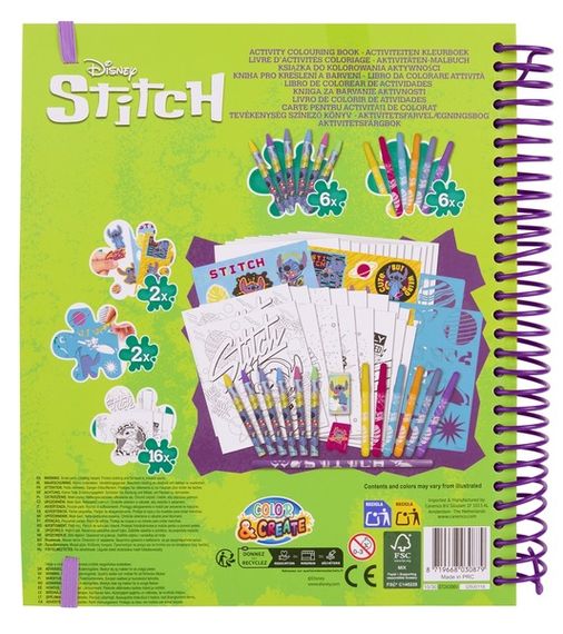 Книжка для розфарбовування Disney Stitch Актівіті (ST24356) | Зображення 2