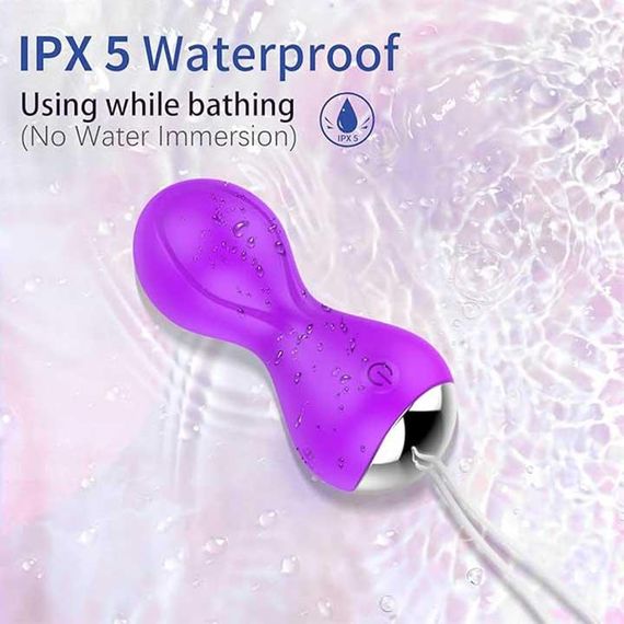 Вагінальні кульки Кегеля з вібрацією 12 режимів Рожевий | Зображення 5