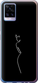 Чехол на Vivo V20 Силуэт1 "4590u-2127-17620"