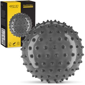 М'яч для пілатесу, йоги, реабілітації 4FIZJO 20 см (масажний) Black (P-5905973402330)