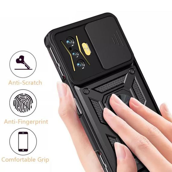 Ударостійкий чохол Camshield Serge Ring для Xiaomi Poco F4 GT | Зображення 4