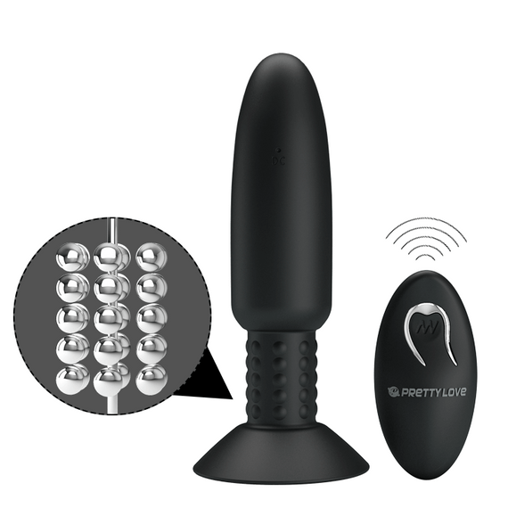 Анальна пробка - Pretty Love Beaded For Extra Pleasure Black | Зображення 8