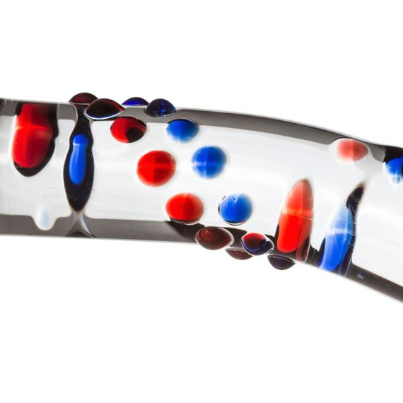 Стеклянный дилдо с изгибами и рисунком Gildo Glass Dildo No. 3 Sex Aura | Зображення 3