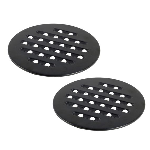 Набор посуды Black Marble из 12 предметов с подставками | Зображення 7