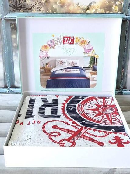 Постельное белье Tac Greedo Ранфорс Евро размер