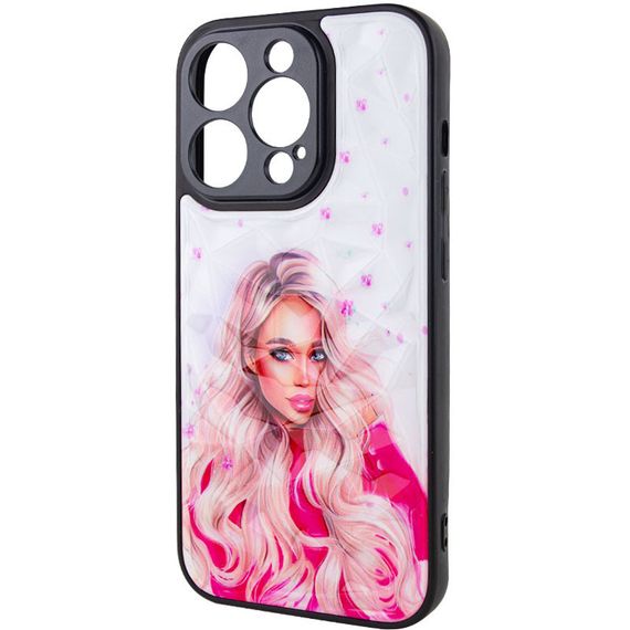 TPU+PC чохол Prisma Ladies для Apple iPhone 14 Pro (6.1") Pink | Зображення 2