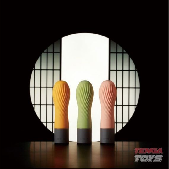 Мини вибратор нереалистичный Zen Iroha Tenga, медицинский силикон, желтый sexstyle | Зображення 2