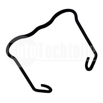 Скоба крепления патрубка Renault Fluence 1.5 dCi 10- / Laguna 1.5 dCi 07-15 / Megane 1.5 dCi 08-15 / Scenic 1.5 dCi 09-,