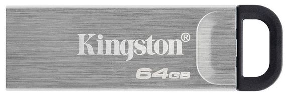 Flash Drives Kingston DataTraveler Kyson 64GB USB 3.2 (DTKN/64GB) Silver/Black | Зображення 3