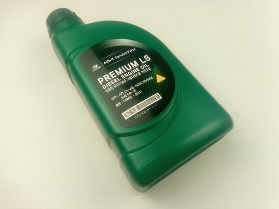Олива моторна 5W-30 напівсентетична HYUNDAI Premium LS Diesell 1 л (05200-00111) (05200000111) | Зображення 2
