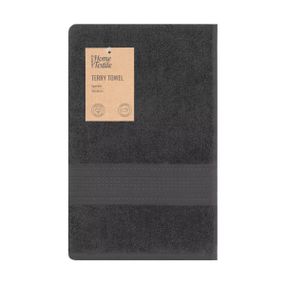 Рушник банний махровий Ardesto SuperSoft ART2270MCP 70х140 см графітовий