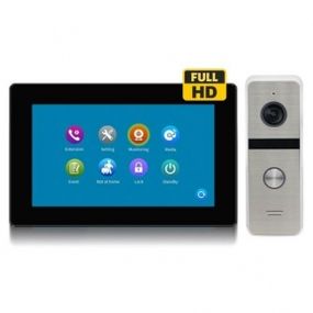 Комплект домофона CoVi Security TAB FHD Black  панель Iron FHD Silver
