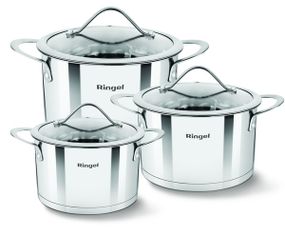 Набір посуду Ringel Fusion 6 пр. 1.9 л+2.6 л+3.6 л