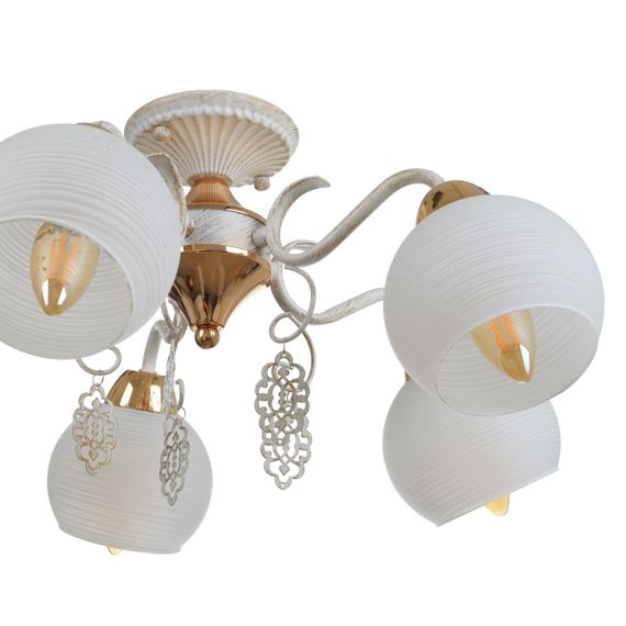Люстра потолочная в спальню E14 60W WH (LK-671C/5) | Зображення 1