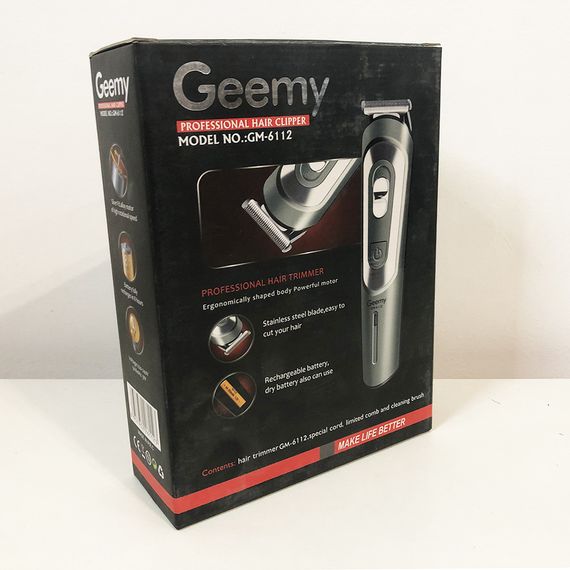 Машинка для стрижки мужская GEMEI GM-6112 | Окантовочная машинка | Тример BN-788 для бороды | Зображення 3
