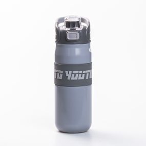 Термос спортивний з мундштуком 680 мл сірий HP-14-54G
