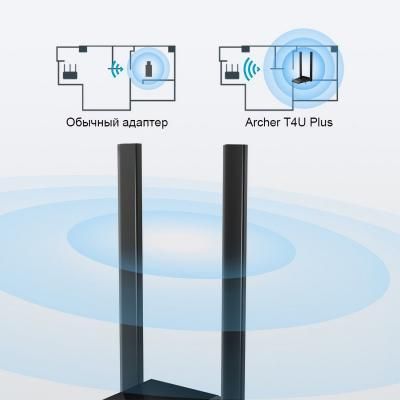Сетевая карта Wi-Fi TP-Link Archer T4U plus (ARCHER-T4U-PLUS) | Зображення 4