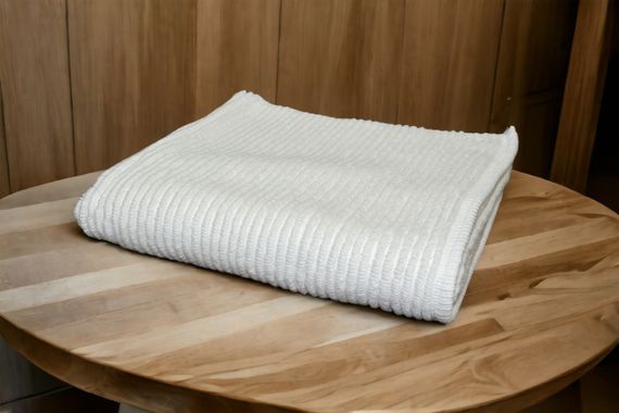 Рушник-килимок  LUX-1 Kayra 70х110 см для ніг білий | Зображення 1