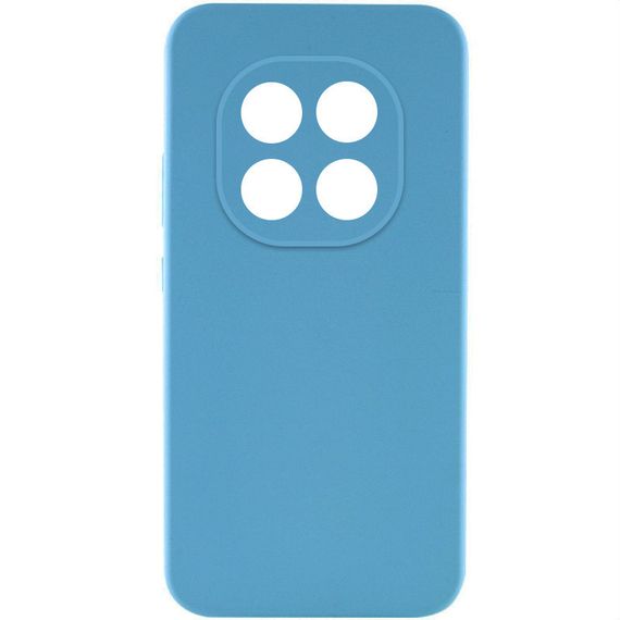 Чохол TPU GETMAN Liquid Silk Full Camera для Xiaomi Redmi Note 14 Pro 5G Блакитний / Blue