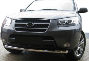 Передній захист ST008 (нерж.) для Hyundai Santa Fe 2 2006-2012рр