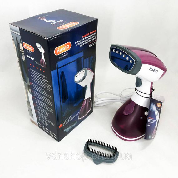 Відпарювач з насадками для різних тканин MAGIO, Ефективний відпарювач для прасування одягу KF-25 | Зображення 2