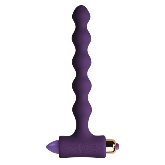 Анальный вибратор Rocks Off Petite Sensations - Pearls Purple Sex Aura