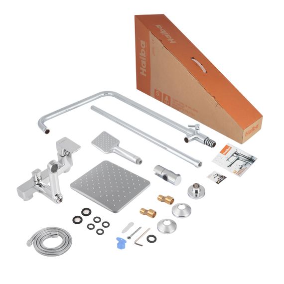 Душова колона зі змішувачем Haiba Kubus 003-J (HB0917) | Зображення 1