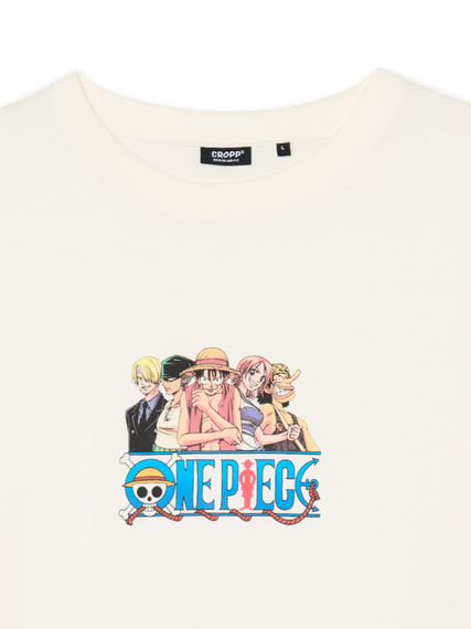 Футболка one piece кремова | Зображення 2