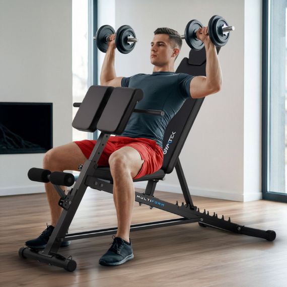 Лавка тренувальна Gymtek XL800 з еспандерами та партою Скотта | Зображення 3