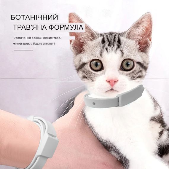 Ошейник для кошек SV от блох Серый (sv36811) | Зображення 2