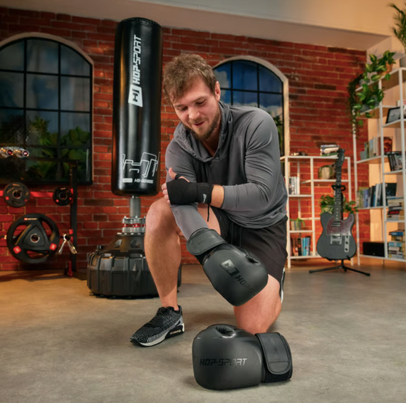 Боксерські рукавиці Hop-Sport HS-BG10 10oz чорні | Зображення 2