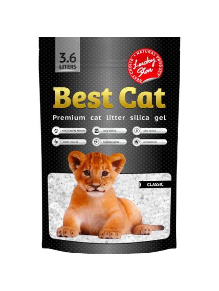 Силікагелевий наповнювач Best Cat White 3.6л/10