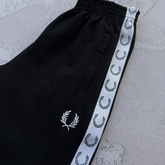 Штани Fred Perry Батал чорні (великі розміри) | Зображення 1