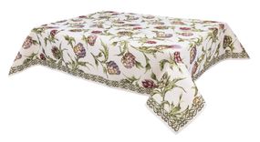 Скатертина гобеленова ARTICHOKE Limaso, 137x220, Прямокутна, Квітковий, Без люрексу, 60% поліестер, 24% бавовна, 16% акрил, Гобелен