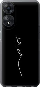 Чехол на Oppo A78 5G Силуэт1 "4590u-3169-17620"
