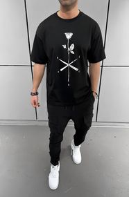 Футболка з ДТФ принтом (оверсайз)